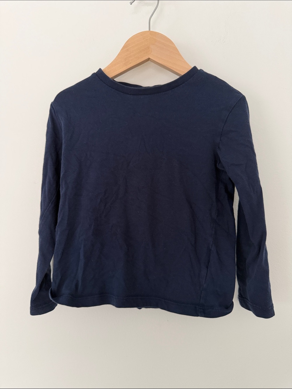 Fagottino Kids Basic Long Sleeve Crewneck T-Shirt Navy 2.5-3 Years